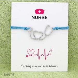 ❤️👩‍⚕️BACK IN STOCK❤️👩‍⚕️CUTE!! Nurse Bracelet in SKY BLUE